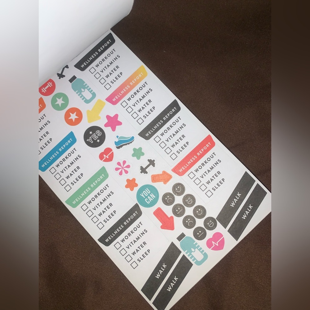 Happy Planner FITNESS Stickers - Picture 3 of 6